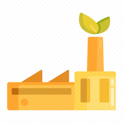 Factory, green, green factory, manufacturing plant, production icon - Download on Iconfinder