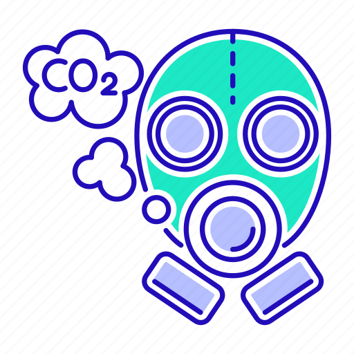Air, co2, disaster, ecology, pollution, respirator icon - Download on Iconfinder