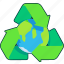 recycle, green, recyling, world, arrows, ecology, environment, earth 