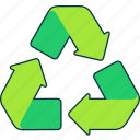 recycle, green, sign, recyling, waste, arrows, ecology