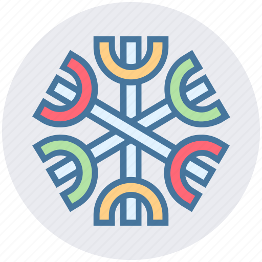 Ecological, ecology, energy, environment, snow, snowflake icon - Download on Iconfinder