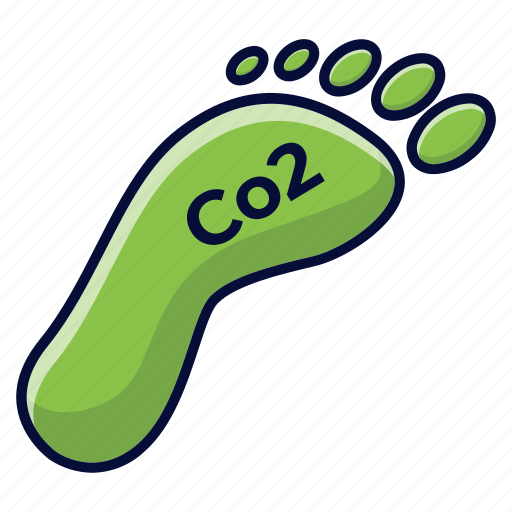 Co2, eco, eco friendly, footstep, sustainability icon - Download on Iconfinder