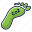 co2, eco, eco friendly, footstep, sustainability 
