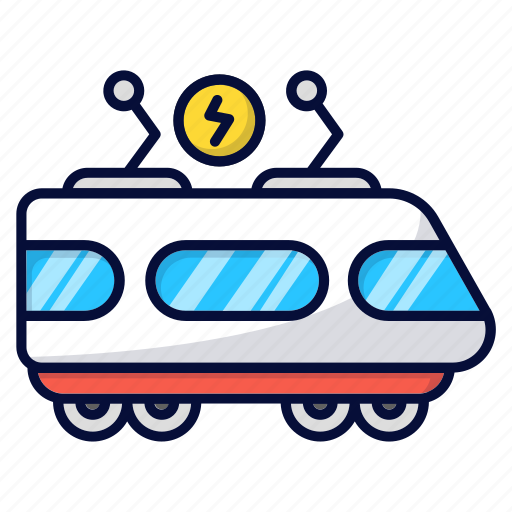 Eco friendly, electric, electricity, railway, train icon - Download on Iconfinder