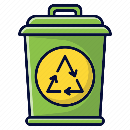 Bin, garbage, recycled, recycling, trash icon - Download on Iconfinder