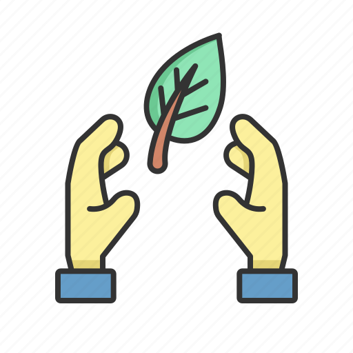 Ecology, hand, nature, green, eco, plant, leaf icon - Download on Iconfinder