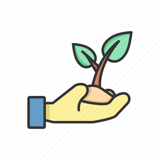 Ecology, hand, green, save, eco, plant, leaf icon - Download on Iconfinder