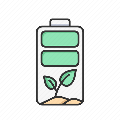 Ecology, battery, power, energy, green, eco, environment icon - Download on Iconfinder