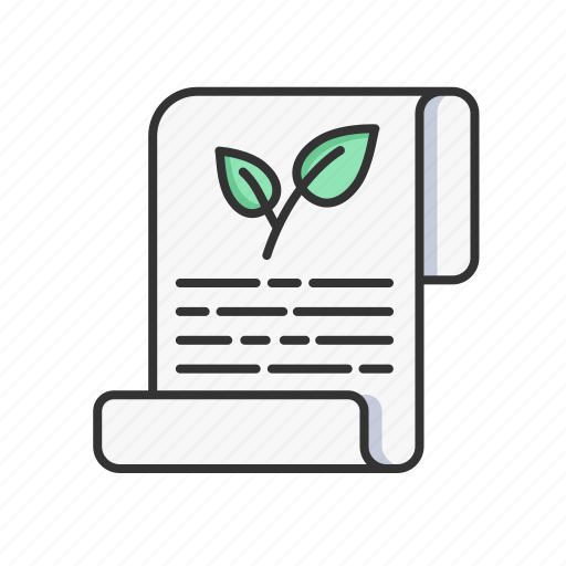 Ecology, document, file, plant, eco, green, nature icon - Download on Iconfinder