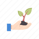 ecology, hand, plant, leaf, eco, environment, green