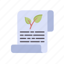 ecology, document, file, plant, leaf, green, eco