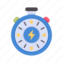 ecology, time, stopwatch, clock, electric, eco, green