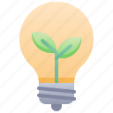 eco, bulb, light, nature, creative, idea, tree, environment, lamp