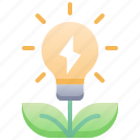 green, idea, light, nature, flower, tree, lamp, business, eco