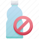 no, plastic, bottle, stop, world, earth, forbidden, pause, drink