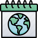 earth, world, calendar, planet, flag, globe, internet
