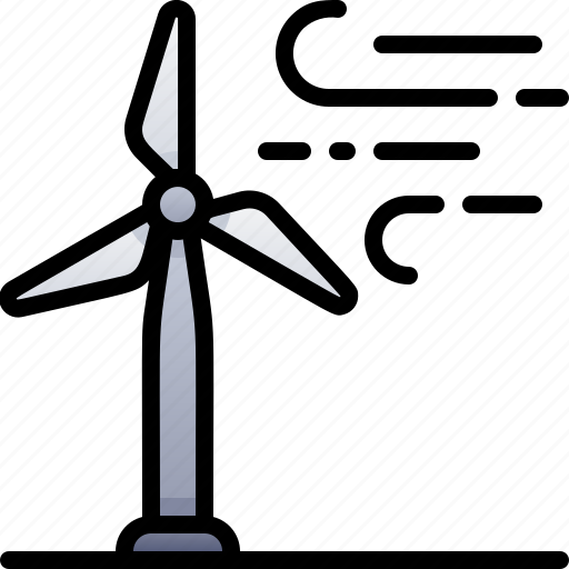 Wind, turbine, energy, world, ecology, electricity, battery icon - Download on Iconfinder