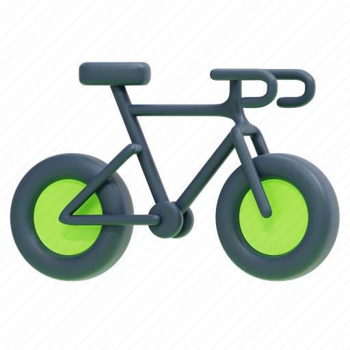 Bicycle, cycling, transportation, bike, sport, vehicle, exercise 3D illustration - Download on Iconfinder
