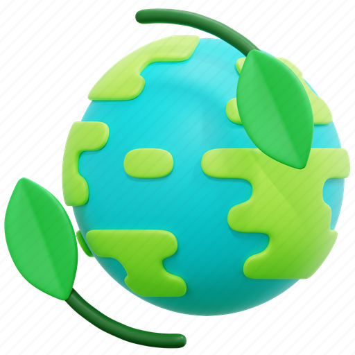 Care, world, global, nature, environment, ecology, green 3D illustration - Download on Iconfinder