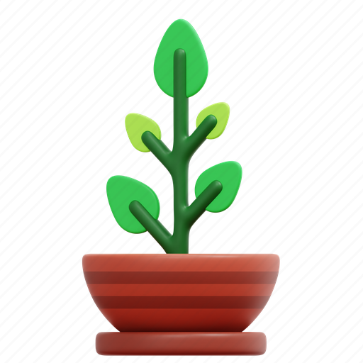 Plant, leaf, nature, environment, ecology, green, eco 3D illustration - Download on Iconfinder