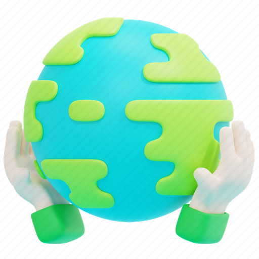 Protect, earth, globe, protection, ecology, environment, 3d 3D illustration - Download on Iconfinder
