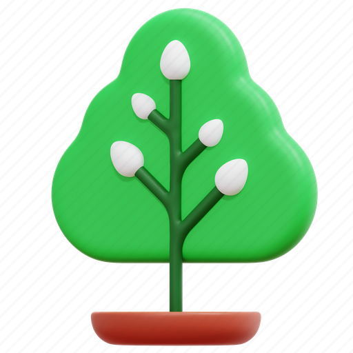 Tree, plant, nature, environment, ecology, green, eco 3D illustration - Download on Iconfinder