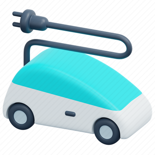 Hybrid, car, eco, electric, ca, green, energyr 3D illustration - Download on Iconfinder