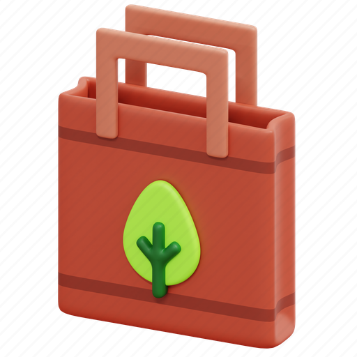Recycle, bag, eco, paper, environment, commerce, and 3D illustration - Download on Iconfinder
