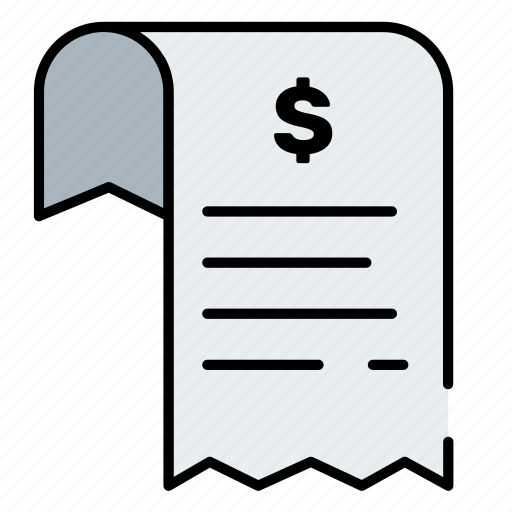 Bill, ecommerce, pay, payment, receipt icon - Download on Iconfinder