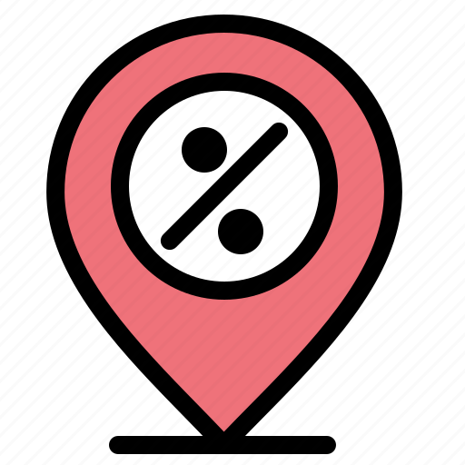Ecommerce, location, offer, percent, percentage icon - Download on Iconfinder