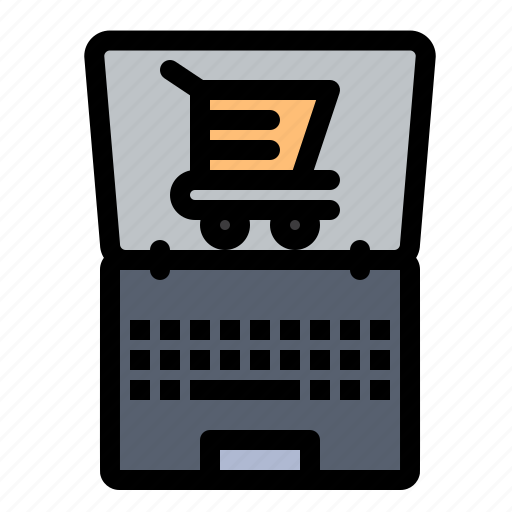 Ecommerce, laptop, online, shopping icon - Download on Iconfinder