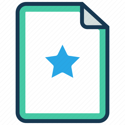 Archive, bookmark, data, document, favorite, file, star icon - Download on Iconfinder