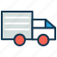 delivery truck, delivery van, logistics, order, parcel, travel 