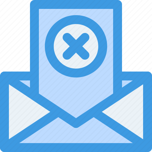 Delete, email, communication, message, envelope icon - Download on Iconfinder