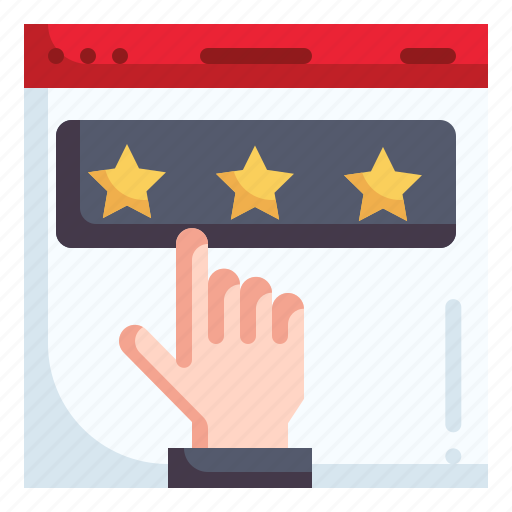 Rating, review, stars, feedback, seo and web, commerce and shopping, website icon - Download on Iconfinder