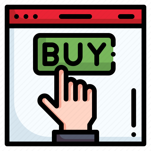 Buy, commerce and shopping, ecommerce, online shopping, web page, website, hand icon - Download on Iconfinder