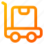 trolley, smart, cart, box, wheels 