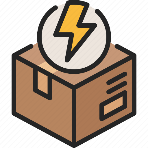 Damaged, package, broken, defect, logistic, ecommerce, box icon - Download on Iconfinder