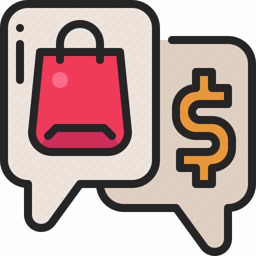 Dealing, discussion, talking, chat, order, shopping, business icon - Download on Iconfinder