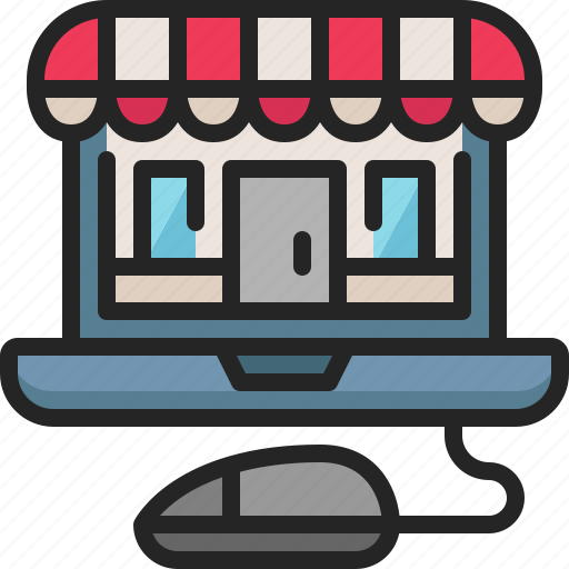 Laptop, business, online, shopping, ecommerce, store, web icon - Download on Iconfinder