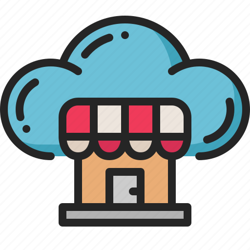 Online, store, ecommerce, website, shopping, cloud, shop icon - Download on Iconfinder