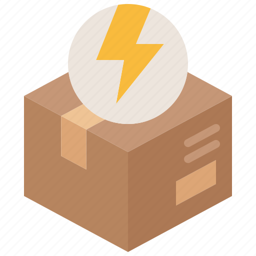 Damaged, package, broken, defect, logistic, ecommerce, box icon - Download on Iconfinder