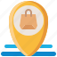 location, pin, map, marker, navigation, place, shopping 