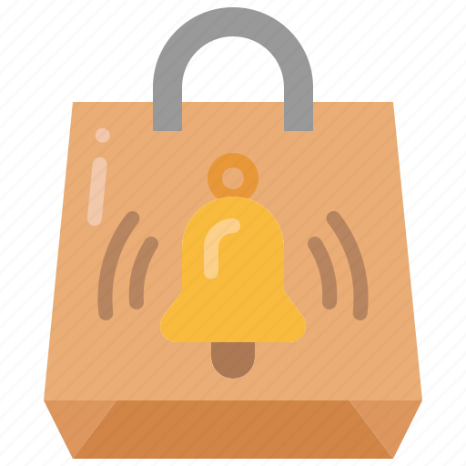 Notification, bell, alarm, notice, reminder, shopping, bag icon - Download on Iconfinder