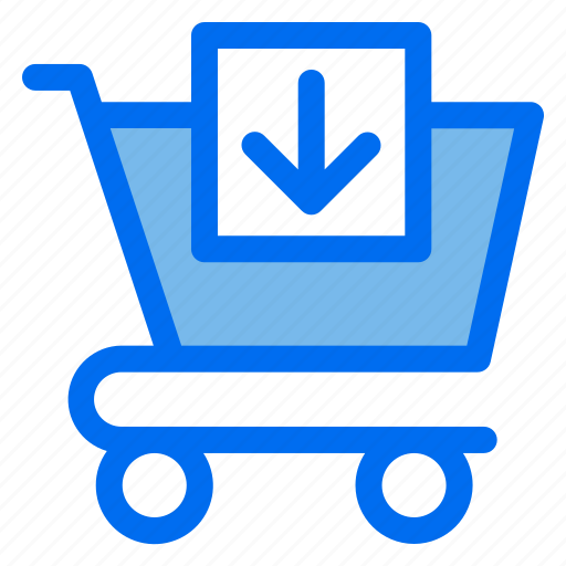 Cart, commerce, download, buy, trolley icon - Download on Iconfinder