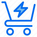 flash, sale, trolley, ecommerce, shopping, promotion
