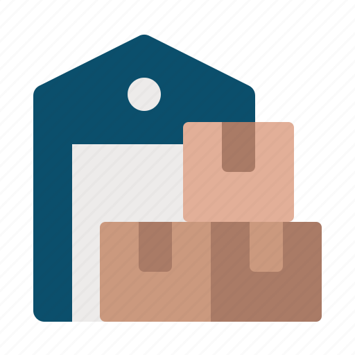 Warehouse, distribution, storage, box, factory, stock, logistic icon - Download on Iconfinder