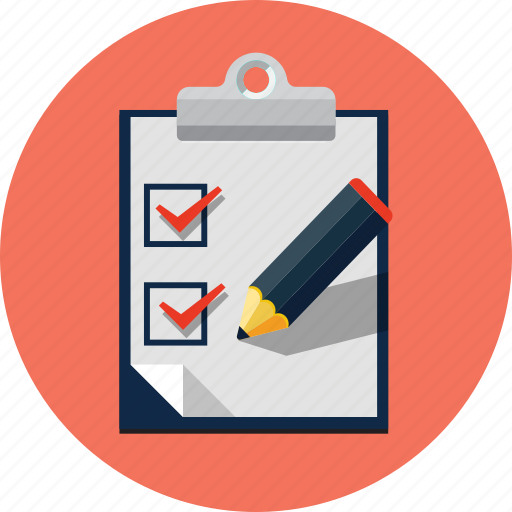 Checklist, check, clipboard, list, survey, tick, document icon - Download on Iconfinder