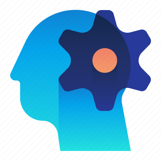 Gears, think, thinking, thought icon - Download on Iconfinder