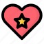 favorite, heart, love, star, rating, shopping, ecommerce 